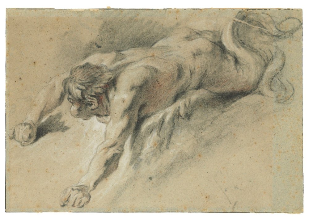 Étude pour un génie des vents, préparatoire pour Junon demandant à Éole de&nbsp;(…)