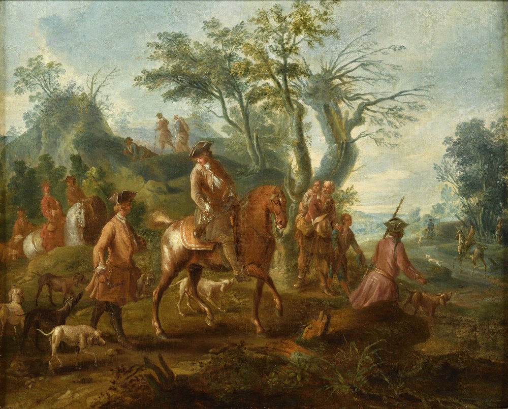 The Departure for the Hunt Rest during the Hunt