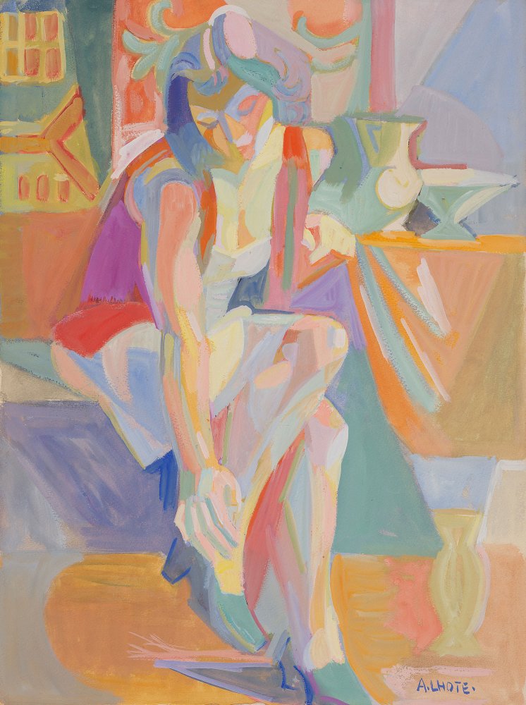 Woman in her Dressing Room  (Femme à sa Toilette)