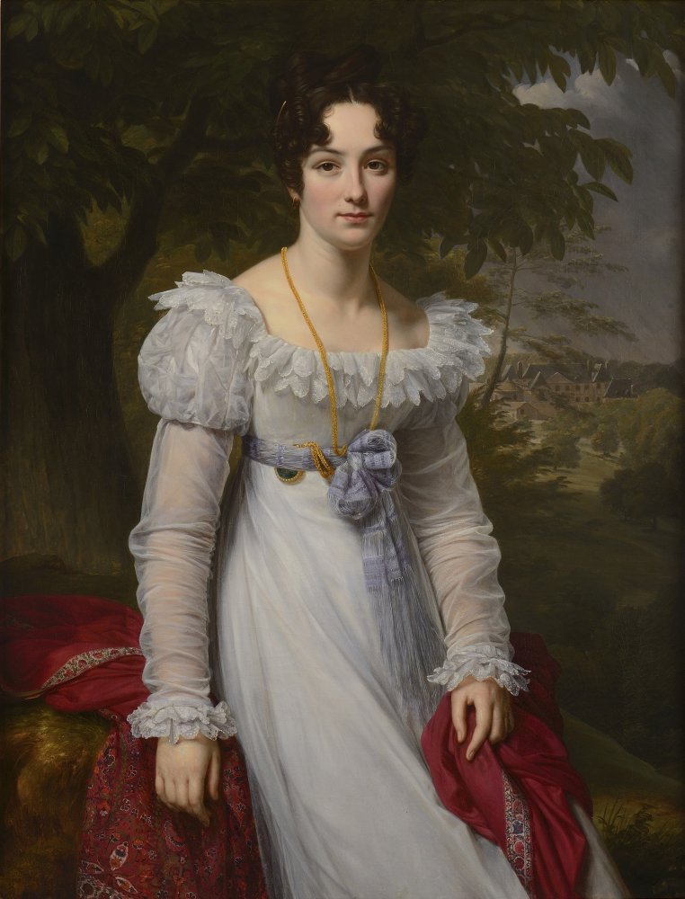 Portrait said to be of  Jenny Hoche, Countess Des Roys (1796-1867), in front (…)