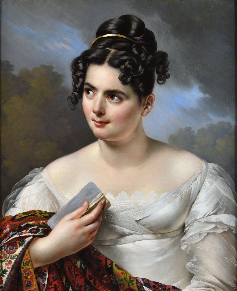 Portrait assumed to be of Anne Françoise Hippolyte Boutet, called (…)